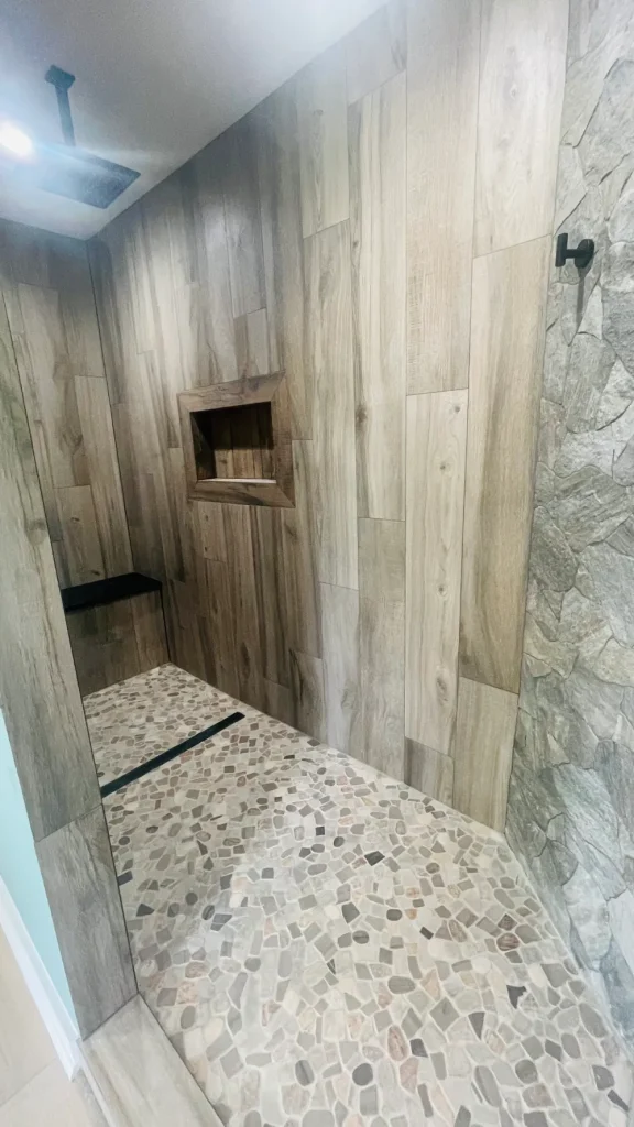 Collins Hill Master Bathroom Remodel by Expert Remodeling Company in Georgia