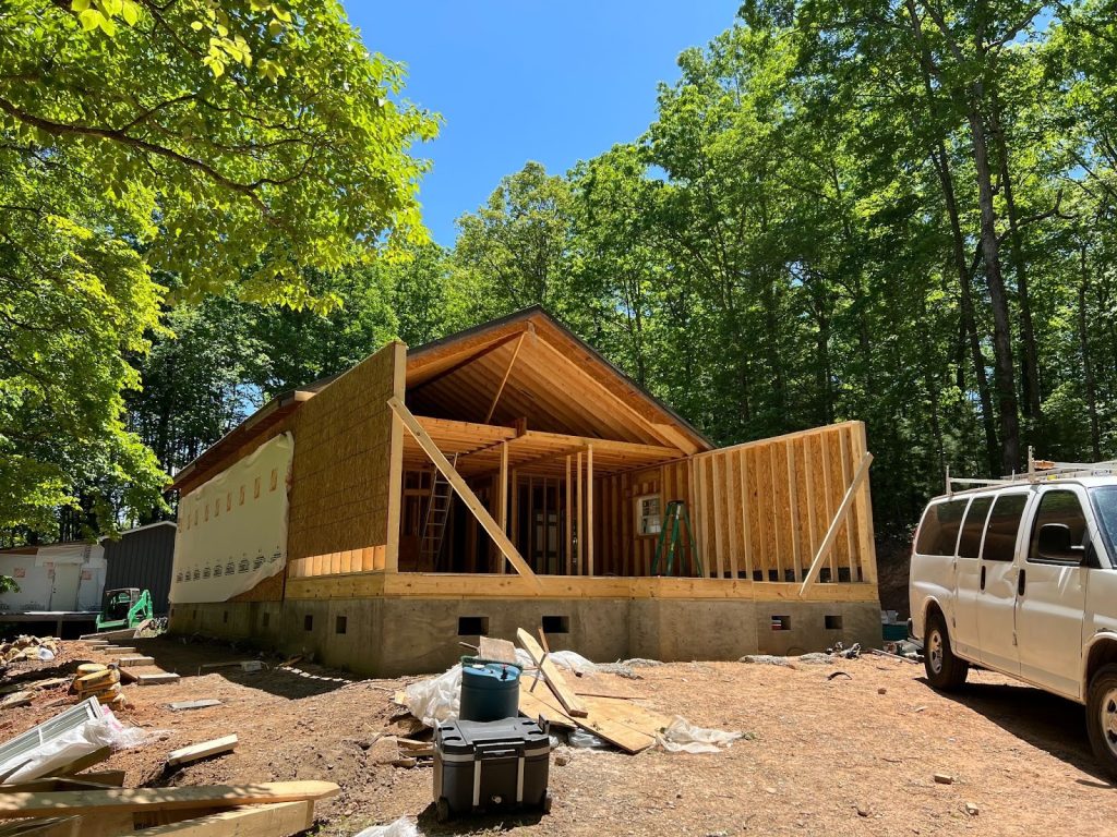 Homeowners planning renovation with Aim To Please Remodeling in Loganville GA