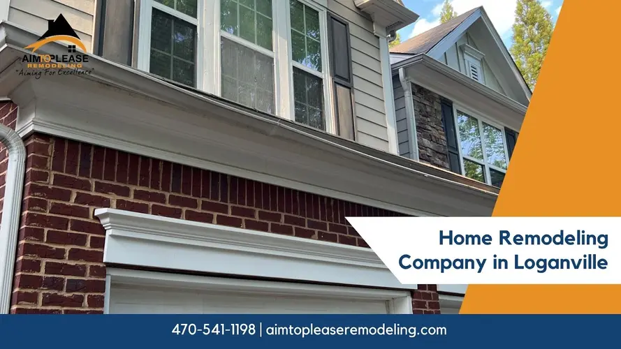 Updated Loganville home featuring fresh siding, window trim, and craftsmanship from a local remodeling company