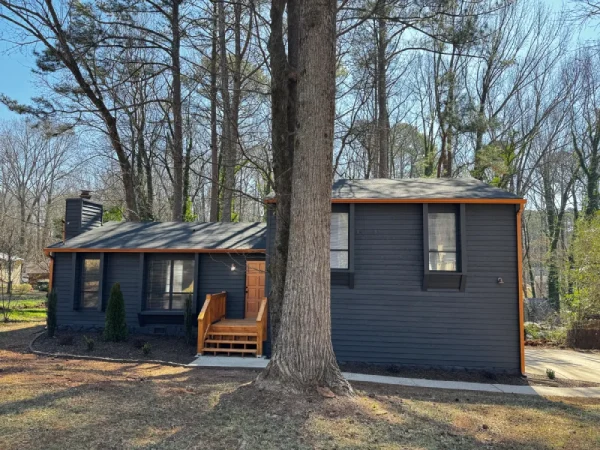 Beautifully remodeled home exterior in Snellville