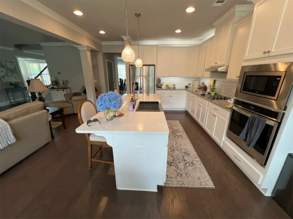 Home addition with natural light by a construction company in Loganville GA