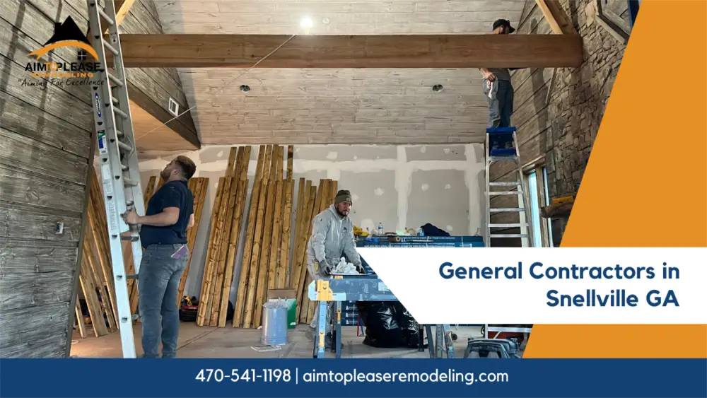 General contractors working on home renovation project in Snellville GA