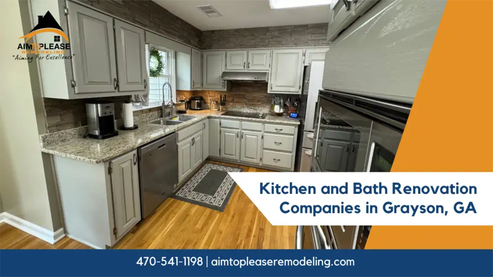 Kitchen remodel by kitchen and bath renovation company in Grayson GA