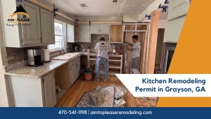 kitchen remodeling permit in Grayson GA